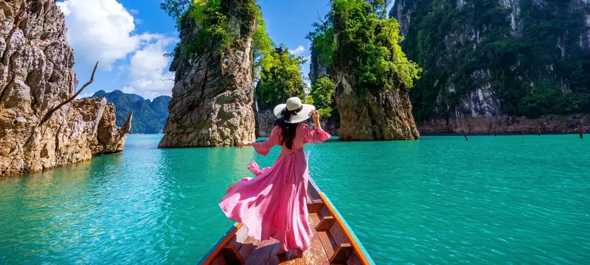 Happy travelers